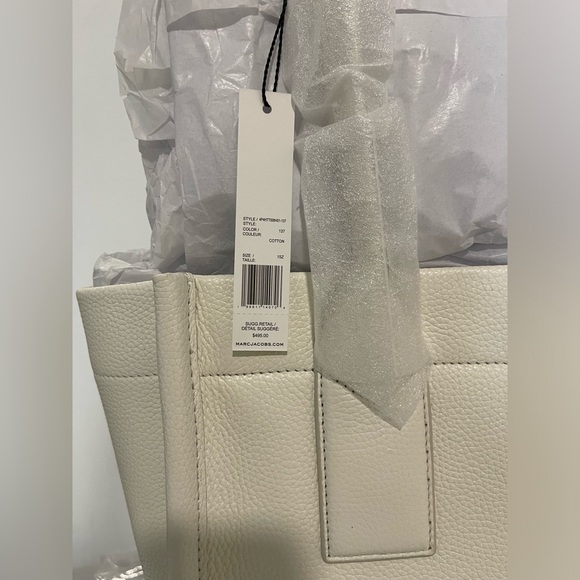 Marc Jacobs Large White Supply Tote Bag - Picture 3 of 7